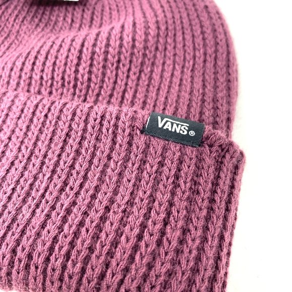 Vans WM Core Basic Dark Beanie Skateboarding Hat Pink Women VN0A34GVYWN - Picture 5 of 5